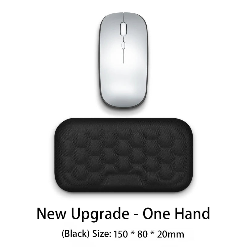 Keyboard Mouse Wrist Protection Rest Pad Ergonomic Office Typing Relax Wrist Memory Foam Mouse Pad PC Computer Laptops Mouse Pad