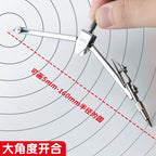 M&G Compass Drawing Tool Metal Geometric Protractor Engineering Protractor Drawing Tool, Suitable for Students and Carpenters