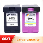Compatible for HP 60 XL Ink Cartridge for HP60 60xl Deskjet F2480 F2420 F4480 F4580 F4280 D2660 D2530 D2560 PhotoSmart C4680