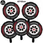 Race Car Party Plates Cup Napkins Race Track Party Supplies Racing Sports Themed Tableware for Kids Boys Birthday Home Decors