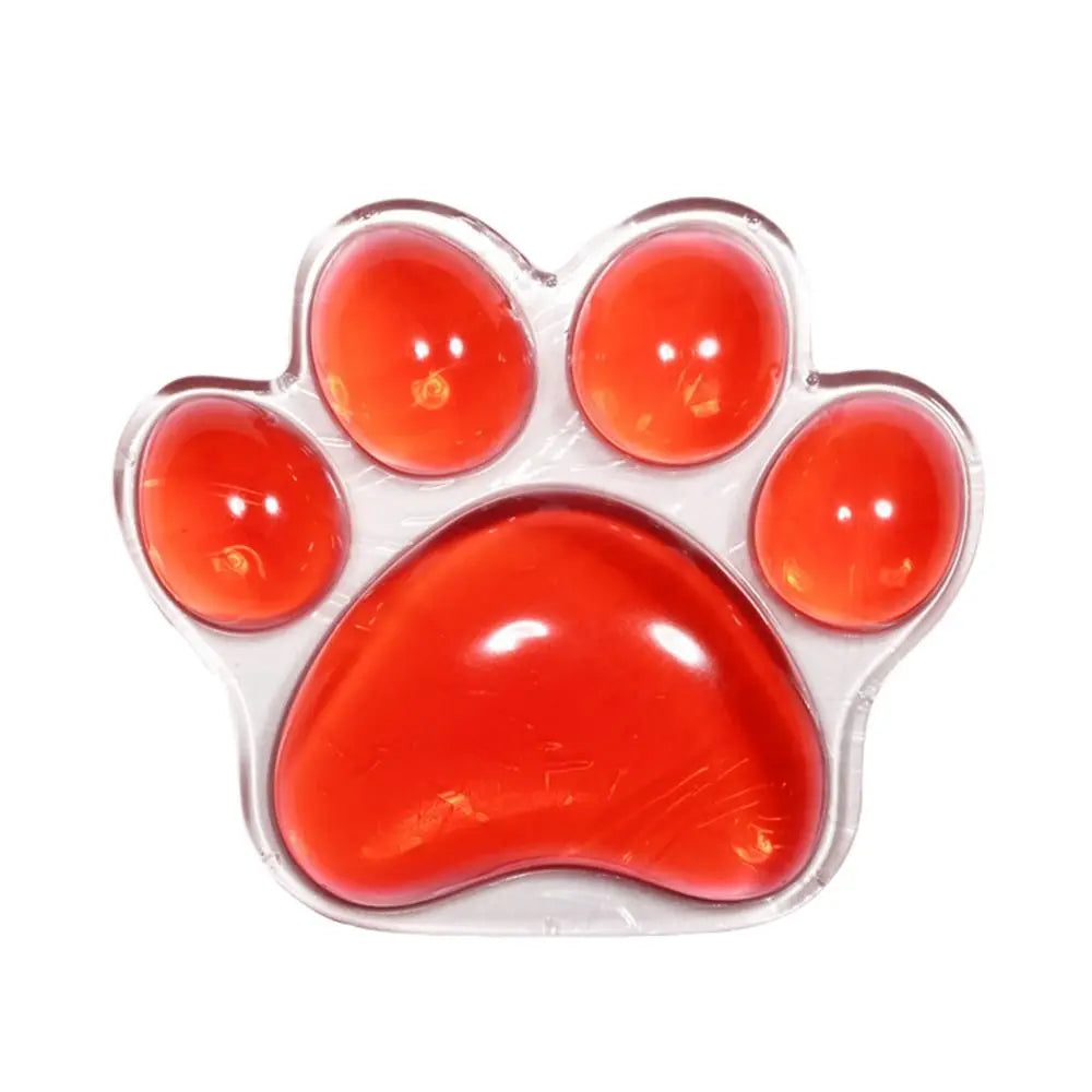 Transparent Cute Cat's Paw Shaped Mouse Pad Wrist Guard Non Slip Protection Hand Support Desktop Laptop Mouse Pad Wrist Rest