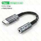 USB Type C 3.5 Jack HiFi Earphone Adapter USB C to 3.5mm Headphones AUX Audio Adapter Cable For iPad Pro Samsung Huawei Xiaomi