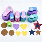 1pcs Round Heart Star Hole Punch Paper Craft Punch Scrapbooking Card Making Journal Photo Album Office Supplies