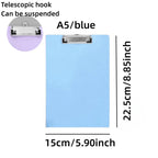 Simple A5 Bill Clipboard Memo Pad Clip Board Loose-leaf Notebook File Writing Pad Clamps Paper Holder Office School Supplies