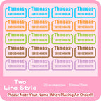 Custom Heat Transfers Name Sticker Personalized Washable Clothes Ironing Stickers Iron-on Labels Fabric Clothing Babysuit Tags