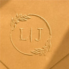 Customize Embossing Stamp Wedding Monogram Embosser Stamp,Personalized 2 initials Embosser Stamp,Wedding gift,hand held embosser