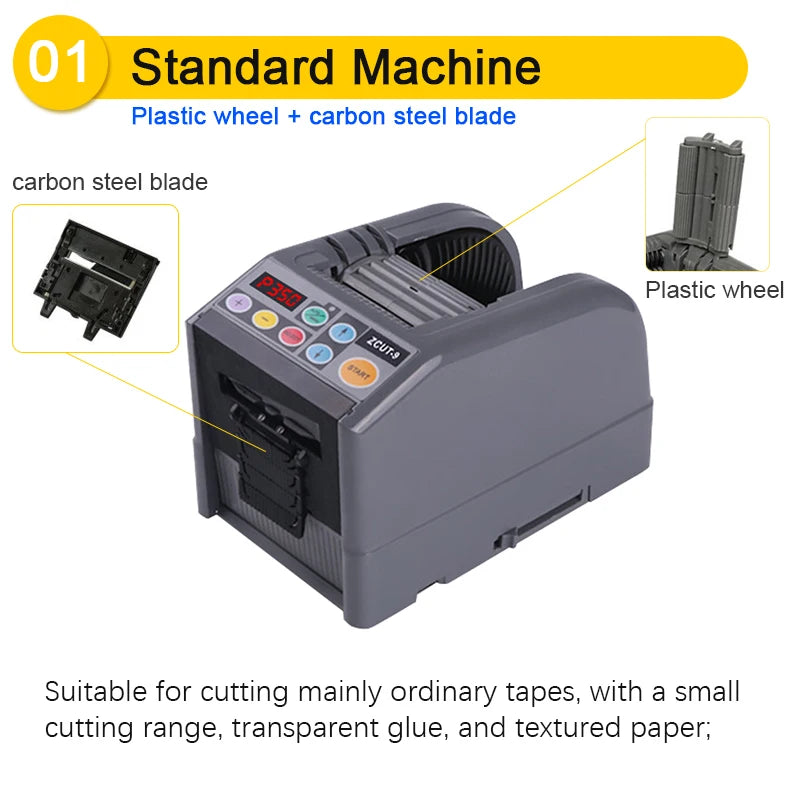 Automatic Tape Dispenser Cutting Machine 6-60mm Adhesive Tape Ribbon Intelligent Double Sided Cutter 110V 220V