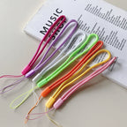 5/10PCS Nylon Hand rope Cell Phone Hanging Strap Mobile Phone Datachable short Straps Flexible Sling Necklace Rope