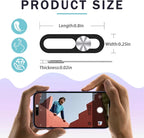 2PCS WebCam Cover Antispy Front Camera Lens Privacy Slider Protector for IPhone 17 Air 16 15 Pro Max Plus 17Pro Web Cam Sticker
