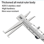 Double Internal Groove Digital Caliper 9-150mm Internal Groove Electronic Vernier Caliper Internal Hole Groove Diameter Caliper