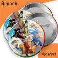 Avatar Korra Mako Cartoon Birthday Party Supplies Plate Cup Tablecloth Balloon for Girls Disposable Tableware Decor Supplies Set