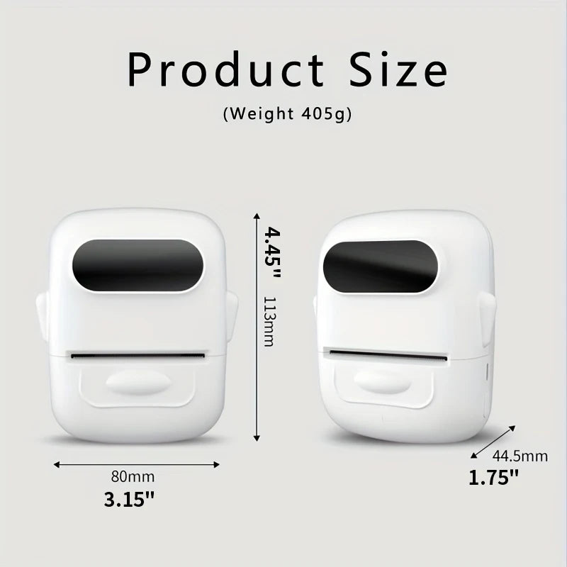 Marklife P50 Thermal Label Printer Mini Bluetooth Self-Adhesive Sticker Printer for School Office Kitchen To Tag Price Machine