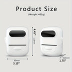 Marklife P50 Thermal Label Printer Mini Bluetooth Self-Adhesive Sticker Printer for School Office Kitchen To Tag Price Machine