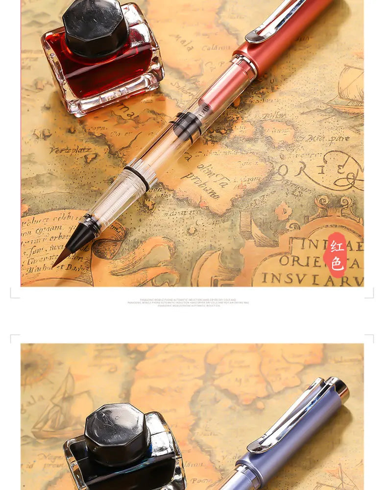 9 Color Piston Brushes Calligraphy Brushes Watercolor Brushes Paint Pen Stationery Art Schoo Supplies for Chinese Painting