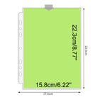 A5 Binder Photocards Magnetic D 3/7 Ring Kpop Photo Album Photocard Holder Collection Book Macaron Binder 1 2 4 Pocket Sleeves