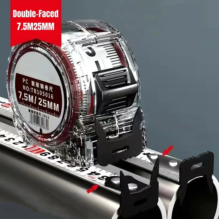 High Precision Stainless Steel Tape Measure Double-Sided 3/5/7.5m for Household Woodworking High Accuracy Measuring Tool
