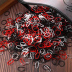 1000/2000pcs Girls Colorful Disposable Rubber Elastic Hair Band Ties Children Ponytail Holder Bands Kid Hair Accessories Leagues