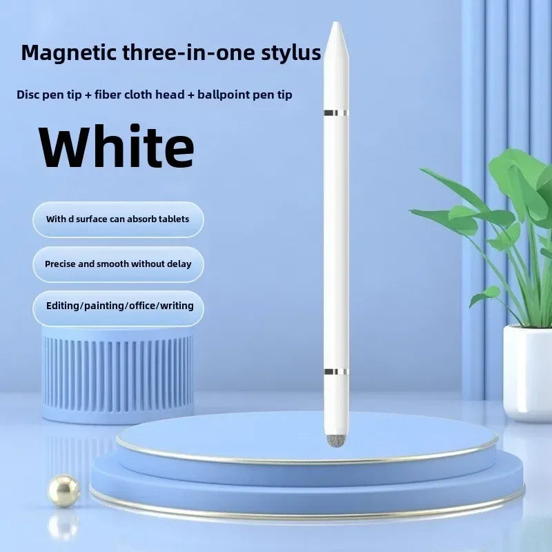 3 in 1 Magnetic Stylus Pen for IOS Android Touch Pen for IPad Samsung Xiaomi Huawei Tablet Smart Phone Drawing Capacitive Pencil