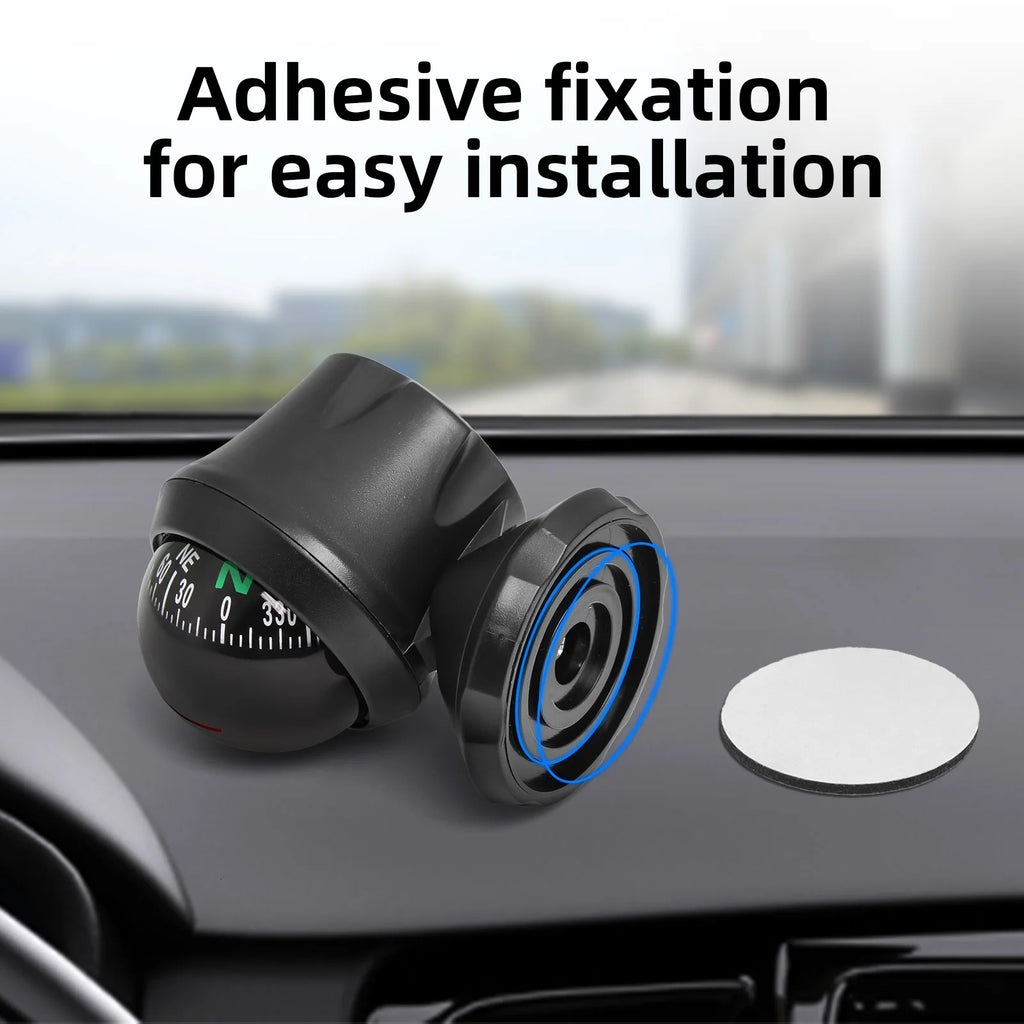 Multifunctional Compass Portable Compact Navigation Device Universal Outdoor High Precision Compass For Car Boat Moto Bicycle