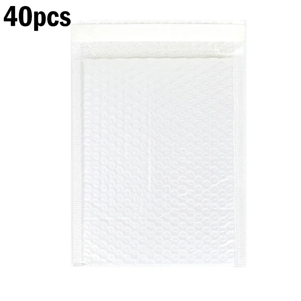 50-10PCS Black/Pink/White Bubble Mailers Delivery Package Packaging Small Business Supplies Bubble Envelopes Packing Bag Mailer