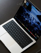 (Us American Version) Translucent Gray Mbp Suitable for Apple Mac Book Keyboard Stickers, Translucent Protective Stickers, Compatible with 13- 16inch MacBook Air/Pro