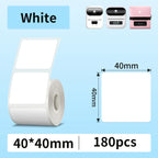 Phomemo M110 Label Makers Barcode Label Printer Bluetooth Portable Thermal Printer for Small Business Address Logo Clothing