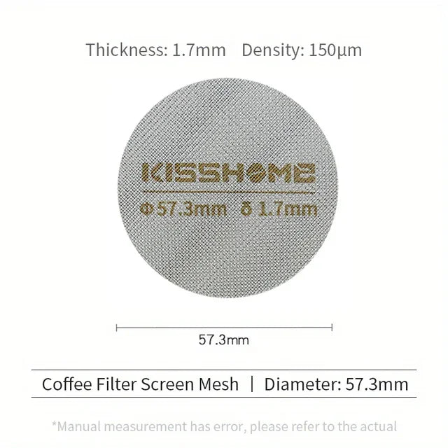 Coffee Puck Screen Reusable Heat Resistant Metal Espresso Filter Mesh For 51mm 54mm 58mm Portafilter Barista Accessories Tools
