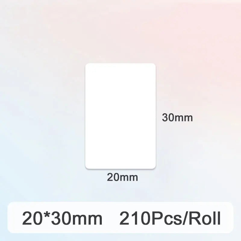 NIIMBOT D101 Label Paper No Ink Label Maker Thermal Price Date Clothing Sort Sticker Waterproof Tags for Home Office Shop Use