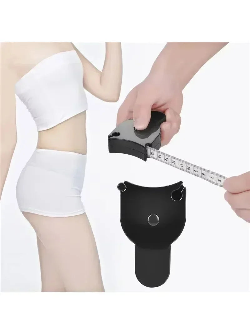 1set 70mm Skinfold Body Fat Caliper Set with Measure Tape Body Fat Monitors Body Fat Tester Skinfold Measurement accessory
