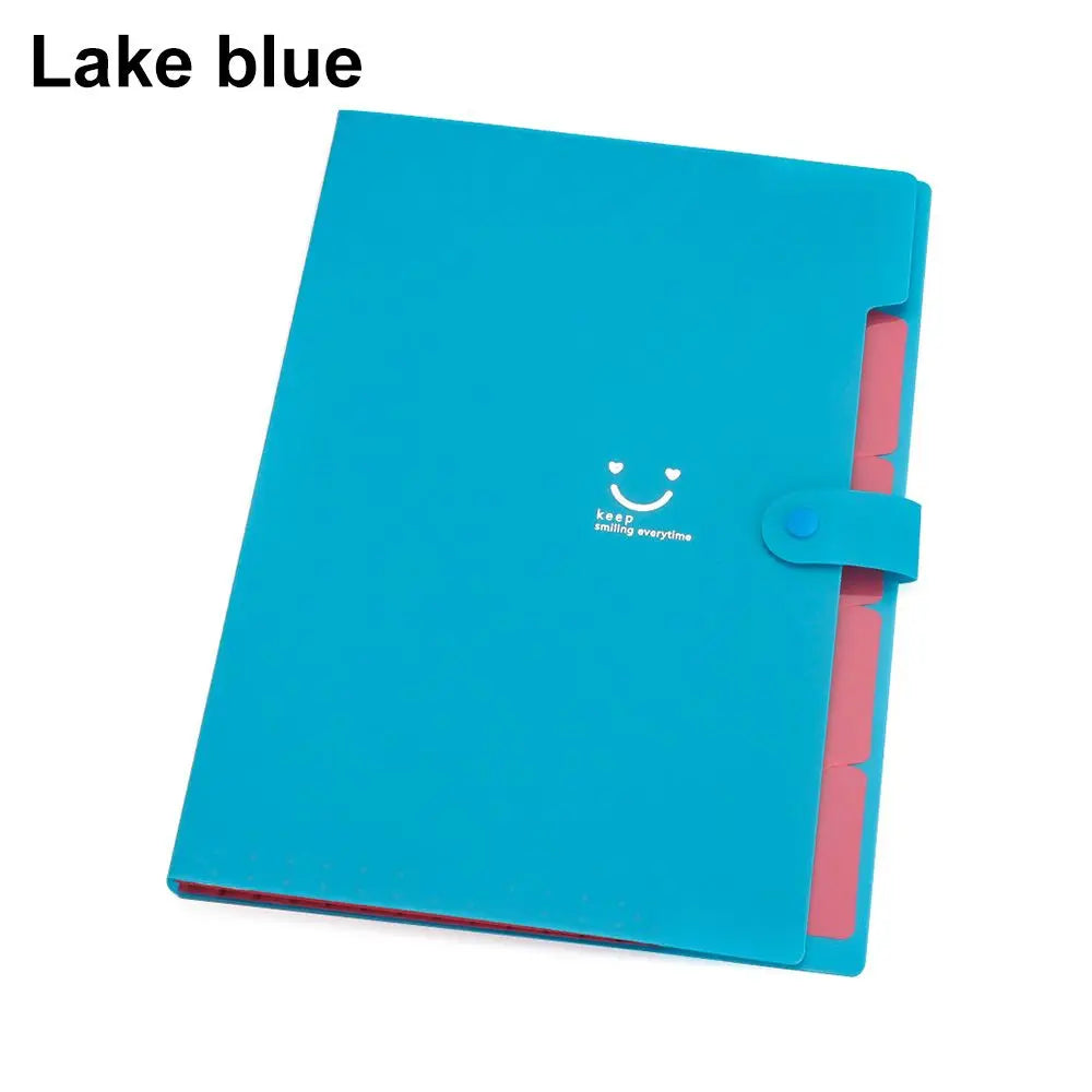 PVC A4 Quick Labor Folder New Suspended Type with Hook Filing Cabinet Dividers A4 Color Random Hanging File Folders School