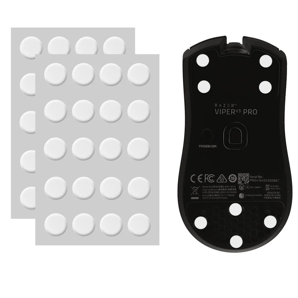 X-Raypad Jade Speed DIY Mouse Skates – Universal D6.5mm PTFE Dots