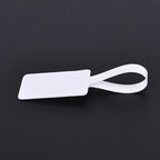 100pcs White Price Label Tags with Hanging String Jewelry Stationery Shoes Cloth