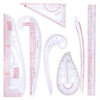 KRABALL Sewing Ruler Set Measure Patchwork Tailor French Curve Ruler for Fabric Drawing Template DIY Sewing Accessories Tool