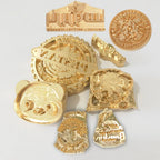 Leather Stamp LOGO Customisation Brass Mould Hand Punching Leather Stamps Brand Working Carving Stamping Punches Tools Craft