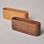 Wooden Business Card Holder Note Holder Display Rack Card Holder Office Supplies Stationery Desktop Accessories Storage Box