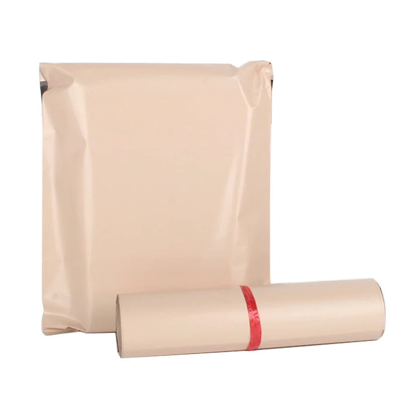 20pcs Red English Printing Express Shipping Gift Bag for Store Waterproof Clothing Parcel Packaging Bags Envelope Courier Pouch