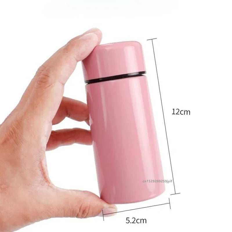 160ml 304 Stainless Steel Insulated Cup Mini Pocket Cup Portable Travel Cup For Outdoor Camping Hiking Thermos Bottle