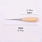 Heavy-Duty Handheld Hole Punch for Leather, Wood, Fabric. Professional Precision Tool with Ergonomic Grip for Craftsmen