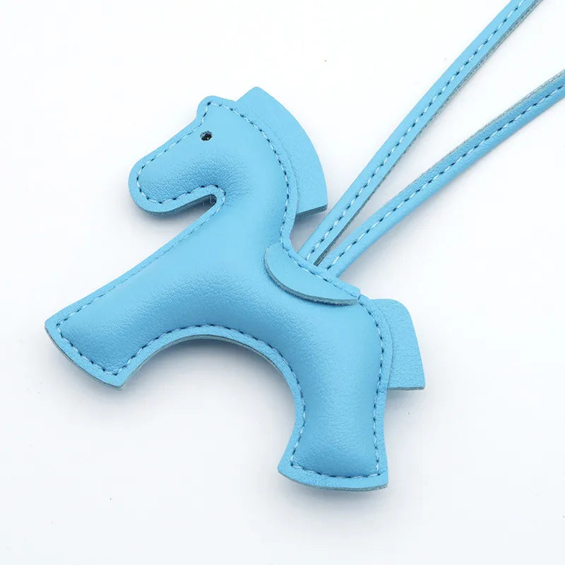 Women'S Bag Pony Keychain Pendant High Quality Horse Ornament Handmade Stitching Charm Fashion Accessory Gift