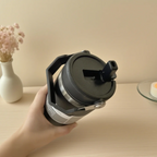 30oz Large Capacity Car Cup Stainless Steel Thermos Cup with Straw Travel Sports Water Bottle Vacuum Flask Coffee Insulation Cup