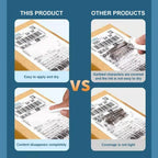 Privacy Protection Roller Privacy Protection Portable Thermal Paper Data Fluid Roller Stamper Correction Fluid Security Stamp