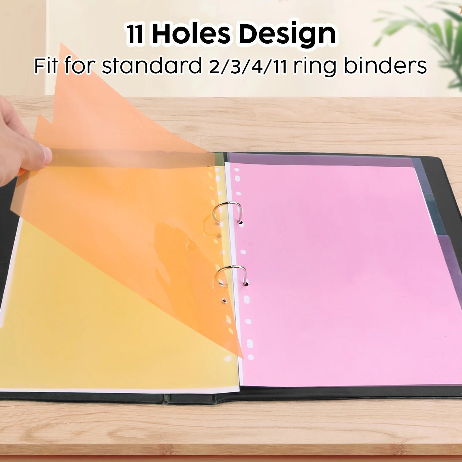 EAGLE Binder Index Dividers A4 Size Index Page for Loose-leaf Notebook Stationery Bookmark School Office Supplies