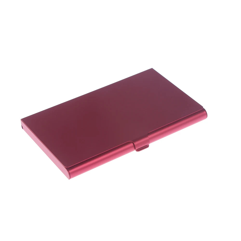 Men Business Card Case Aluminum Alloy Credit Card Holder Metal ID Cards Box Cover Women Credit Business Card Holder Case
