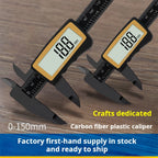 New Carbon Fiber Full Screen Electronic Digital Display Vernier Calipers High Precision 0-150mm Calipers Measure Tool With Boxed