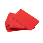 50pcs 4x6/5x9cm Rectangle Blank Plastic Tags Blank Merchandise Tag PVC Price Tags Waterproof Plastic Identification Price Tags