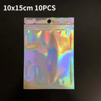 Resealable Laser Ziplock Bags For Necklace Food Storage Bags Pouch Packaging Bag Multifunctional Bubble Mailers