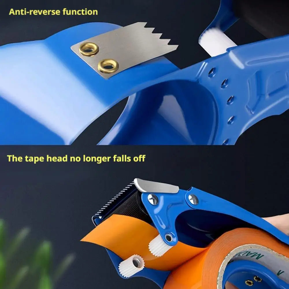 Transport Packaging Tape Dispenser, Heavy Duty Metal Packaging Tape Gun, Handheld Tape Cutter
