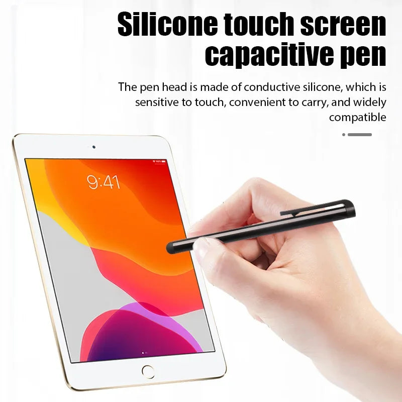 10pcs/lot Universal Capacitive Stylus Pens, High Precision Rubber Tip Touch Screen Pen for iPad iPhone Android Tablets & Smartph