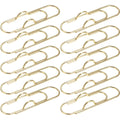 10-1Pcs Metal Pen Holder Clips Portable Paper Fix Clips Journal Document Notebook Pictures Pin Pocket Student Office School Tool