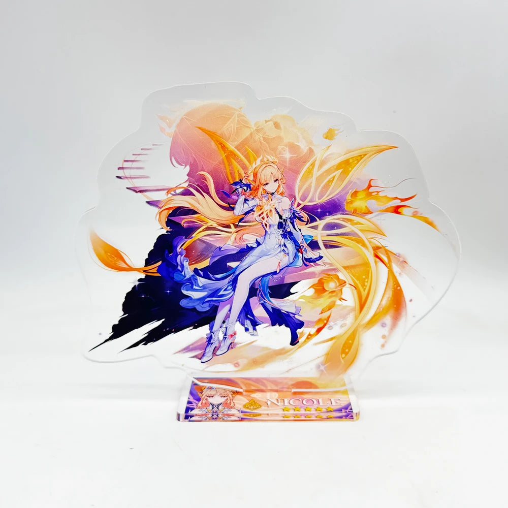 Odette Lohen Flins Durin Mavuika Columbina Xiao Arlecchino Acrylic Anime Model Furina Collect Desktop Decoration Keychains Gift